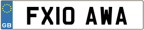 Truck License Plate